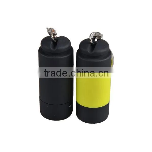 ABS LED Spot Light With Key Rings Small USB Key Chain