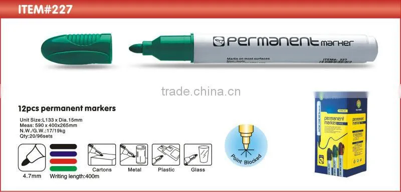 permanent marker pen item 227