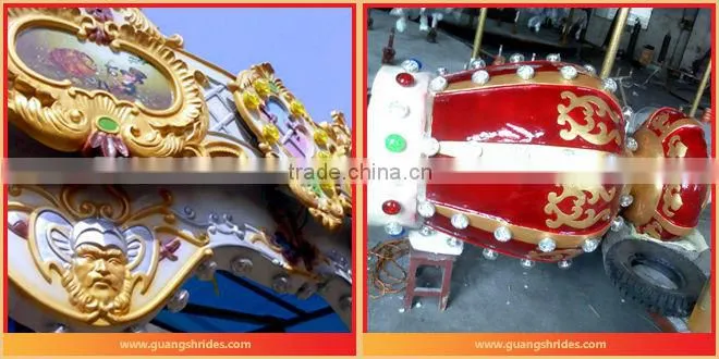 Joyful! luxury kids park rides merry go round rides for sale