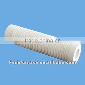 Heat-resistant alumina furnace tube with long performance lifespan