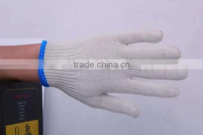 cheapest mixed colorful kintted cotton gloves made in China
