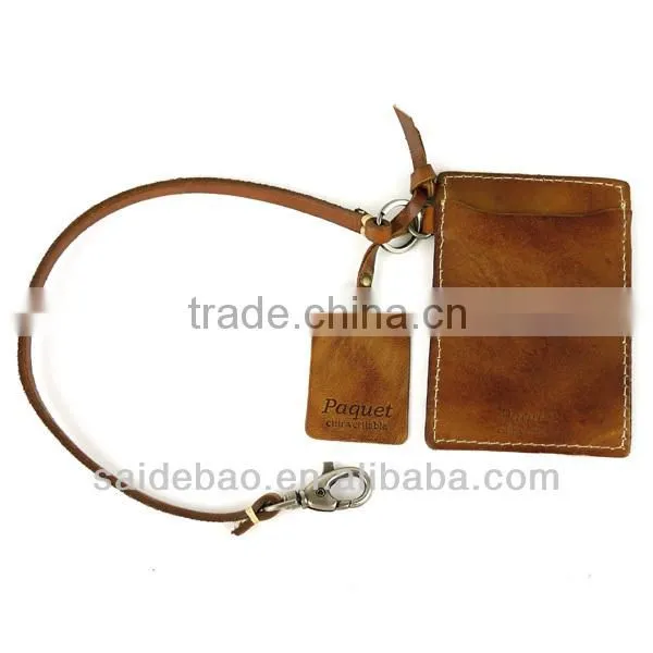 china hot sale custom travel PU leather luggage tag for business trip