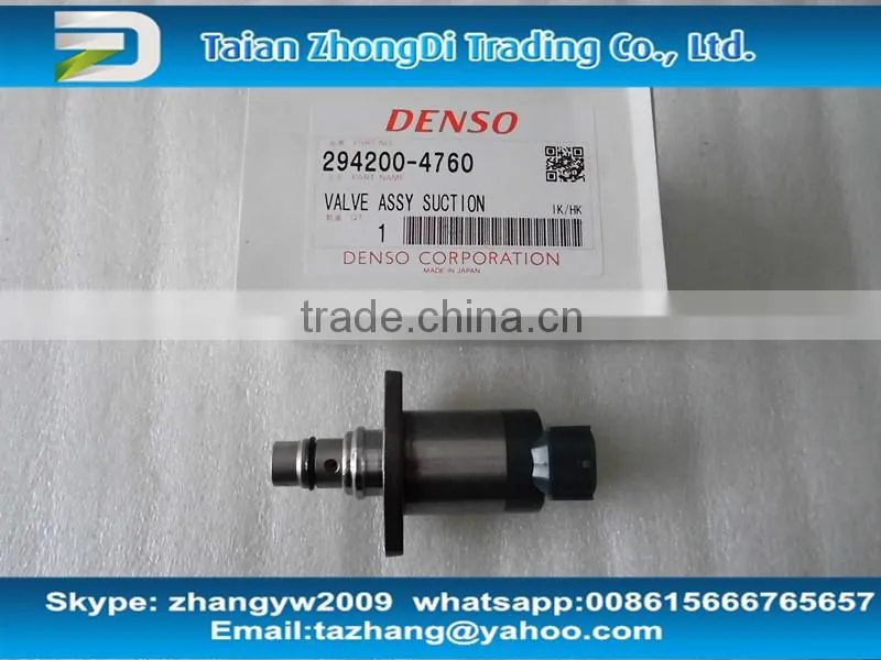 High Quality DENSO Original 294200-4760 Fuel Pressure Regulator SCV Valve