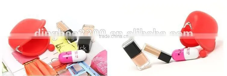 Special promotional custom Cute Children Silicone Pencil Bags