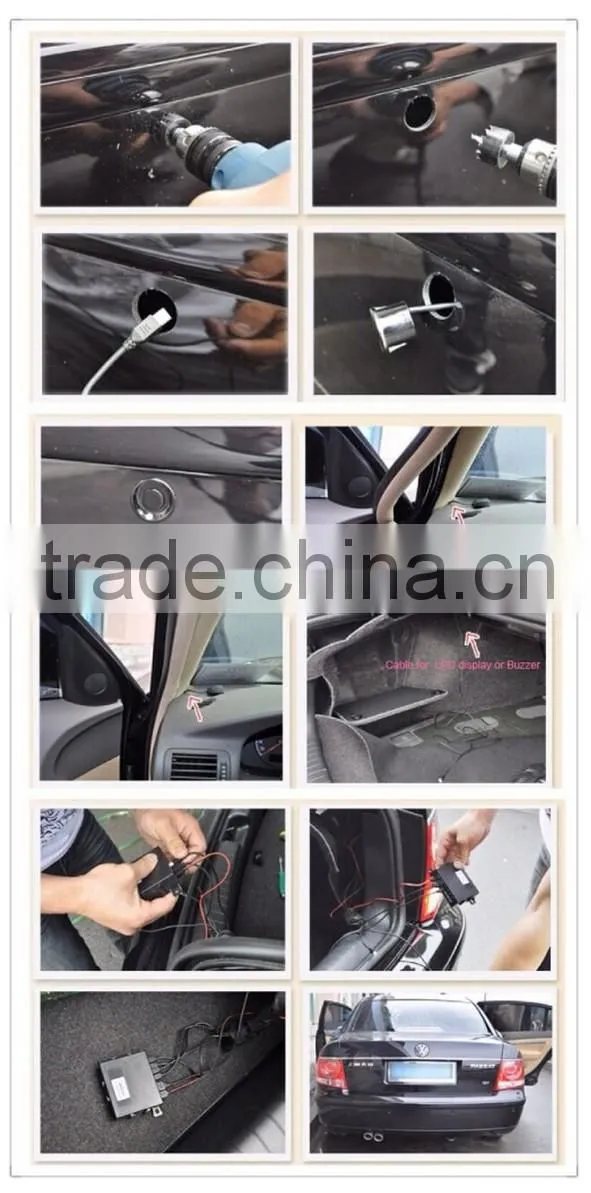 blind spot parking sensor with 12V voltage