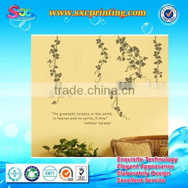 Customized tree wall sticker , wall decor stickers made in China , China sticker