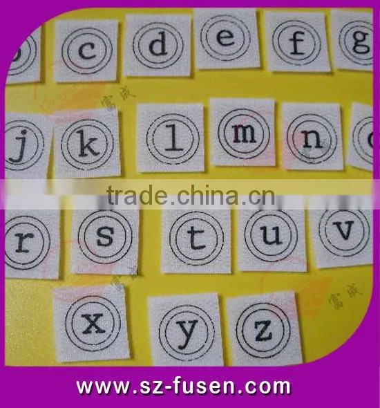 Hot Magic Letters of hook and loop
