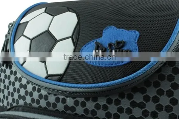 Football print boys school bags for kids school backpack