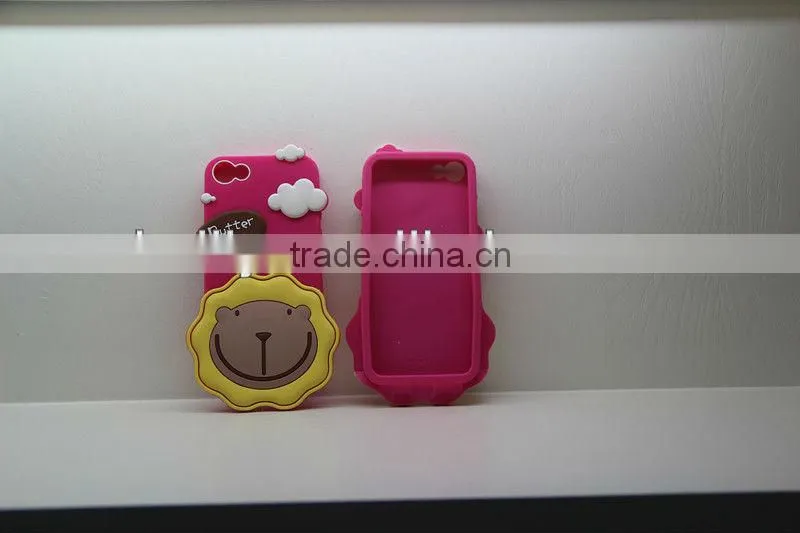 3D Animal Silicone Mobile Cell Phone Cases Accessories