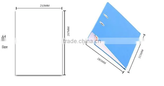 Customized 2-hole file folder ring binder