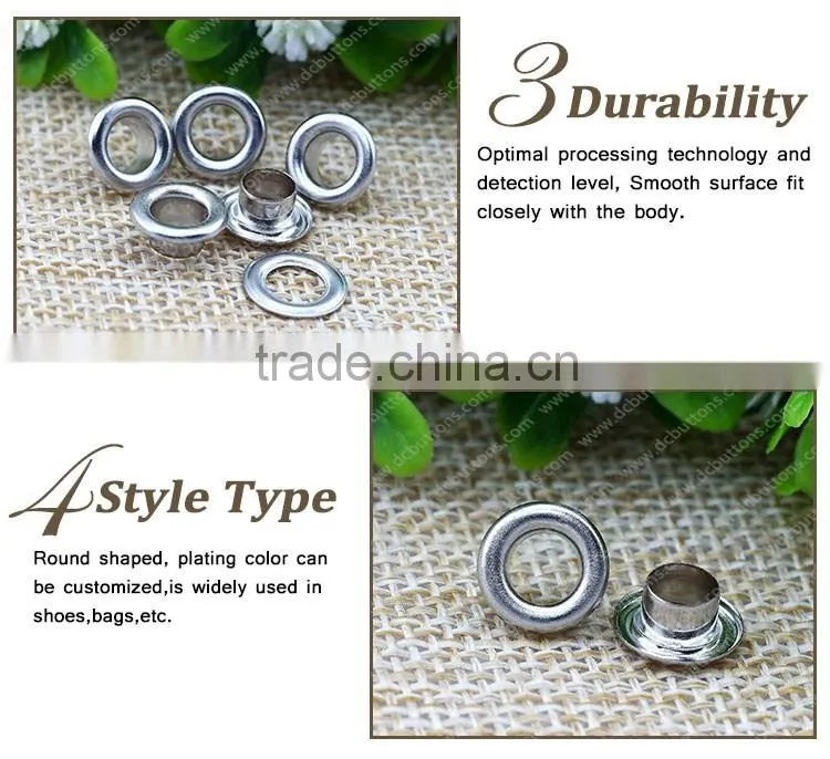 Antique brass,Metal,copper,nickel,brass,zinc Material and Metal Feature eyelet