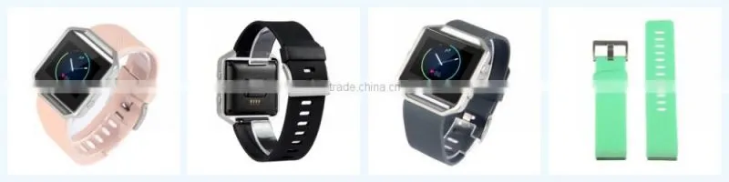 replacement band genuine leather wrist band for Fitbit Blaze