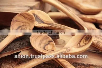 Olive Wood Carved Spoon