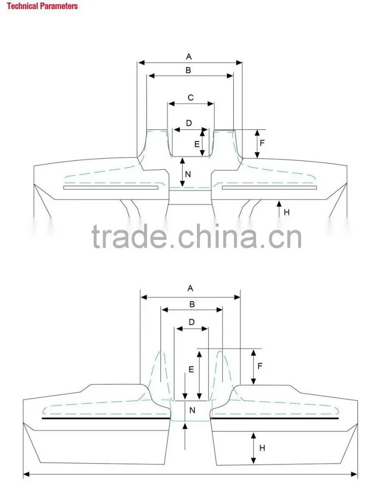 Hot Sale High Quality Small Robot Rubber Track