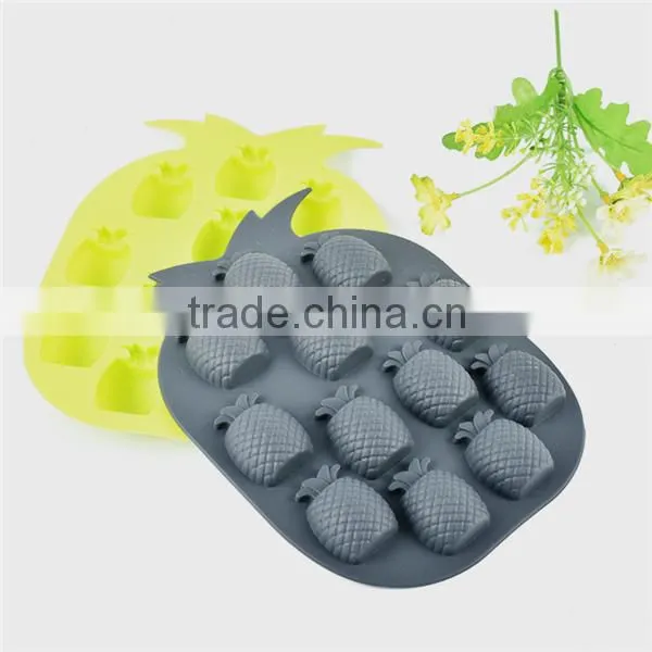 Cute shapes silicone fruit soap mold