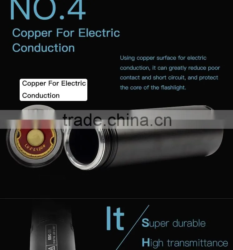 Exclusive Design Portable torch lights CREE5 493LM Waterproof LED Flashlight with 6 Modes
