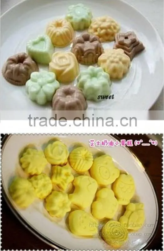 DIY Flowers shape Silicone Chocolate/Muffin/Cup Cake/Jelly Candy /Ice /Cupcake Tray/Handmade tool soap Mold
