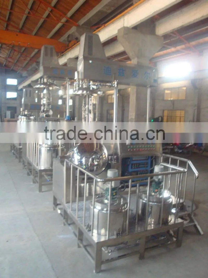 Electric Heating Hydraulic Lifting Vacuum Emulsifying Mixer