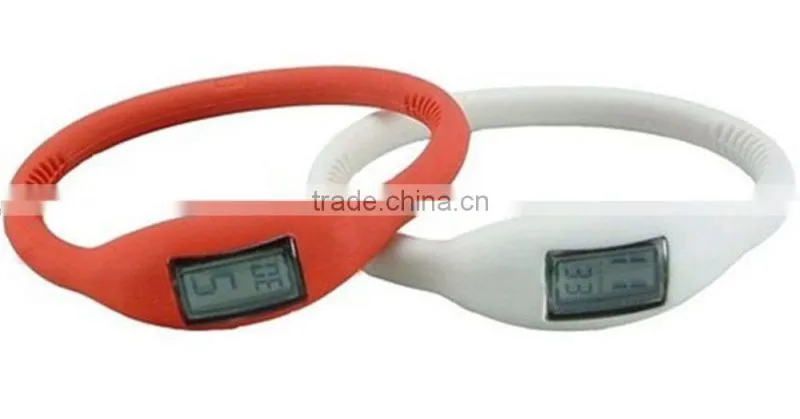Cheap slim silicone sport watch