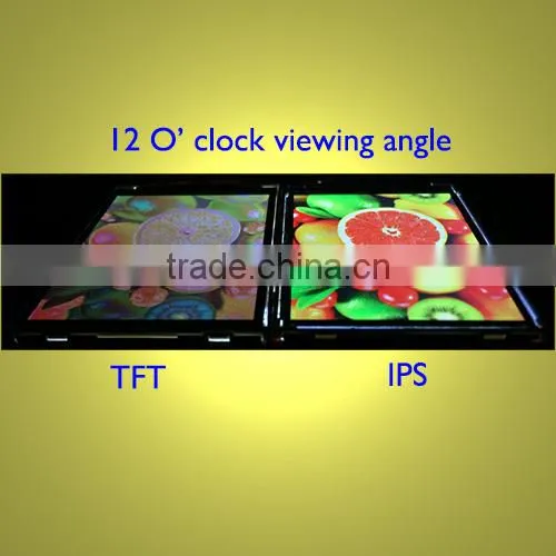 4 inch IPS electronic display with high brightness and high contrast and full viewing angle