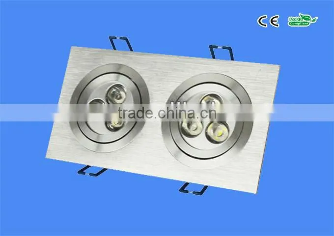 High quality small led celling light with glass edge 3w led celling light
