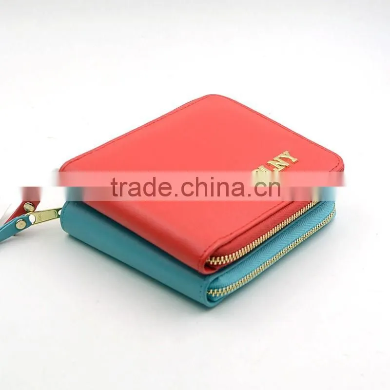 custom card PU leather wallet for women