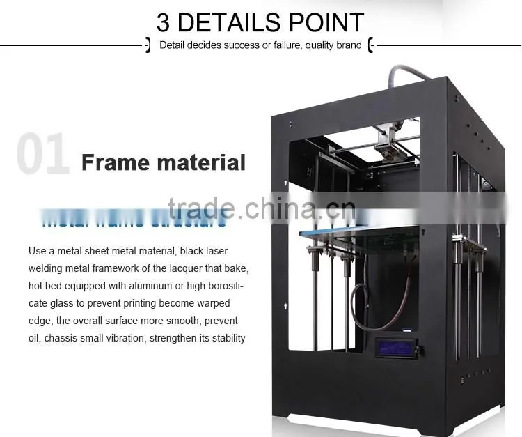 High Speed Industrial 3D Printer Machine With Heating Bed Hueway Flated PLA 3D Printer Max Build Size310*310*450mm Sale