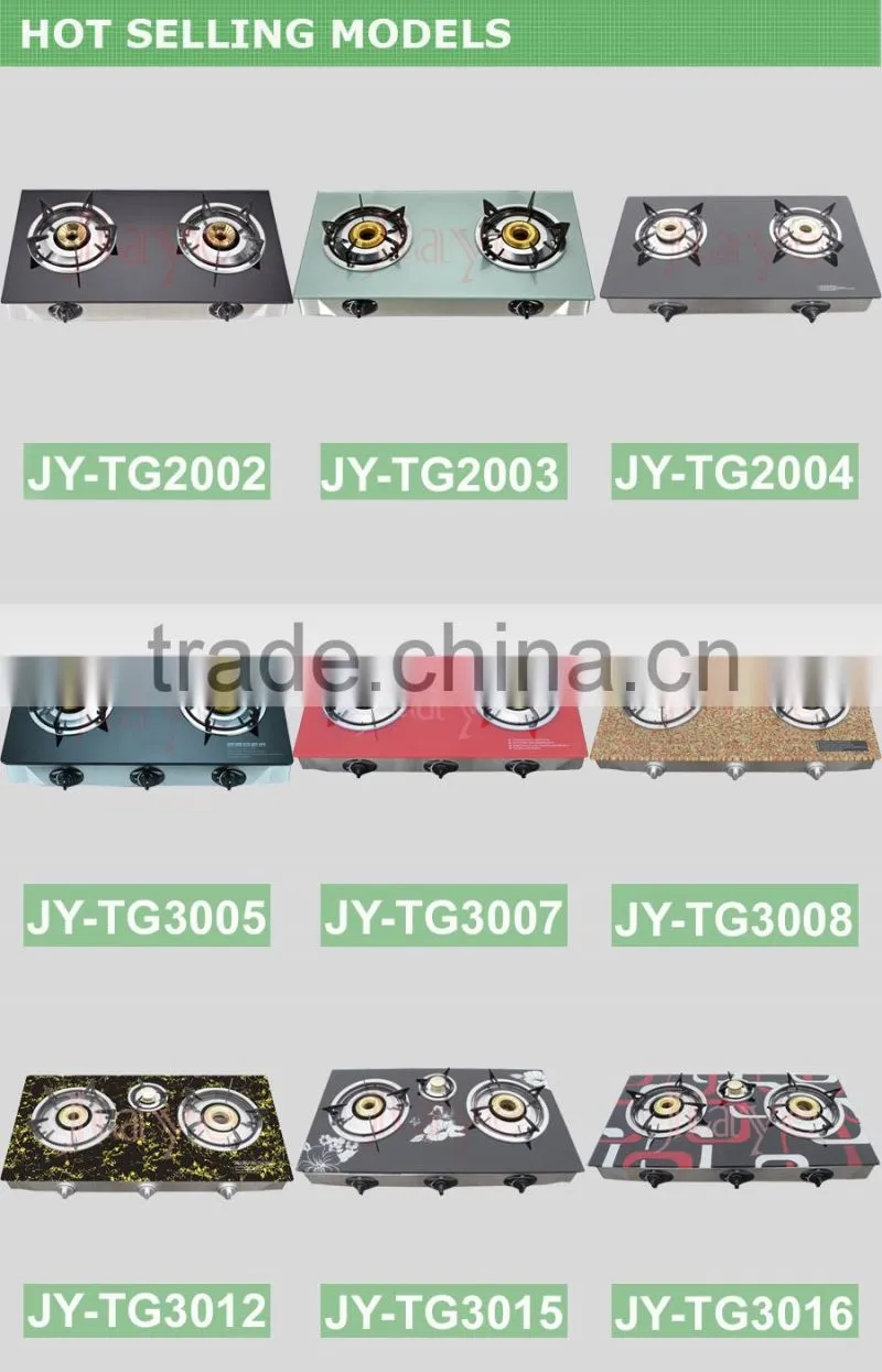 7mm Tempered Glass panel Table Gas stove/ Table Gas hob lowest price