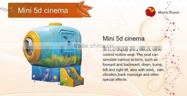 Attractive design 2 seat home 4d cinema