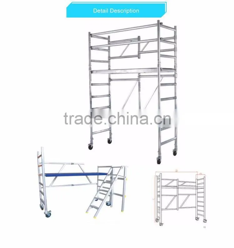 cheap price telescopic use aluminum scaffold