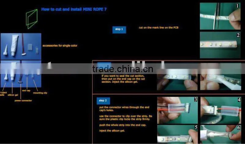 CE RoHS Approval 3528 warm white flexible smd led strip