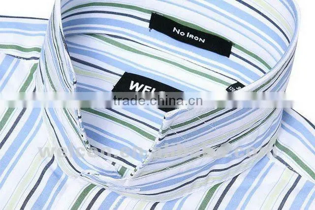 100% cotton no iron long sleeve classic stripe dress men's business shirts