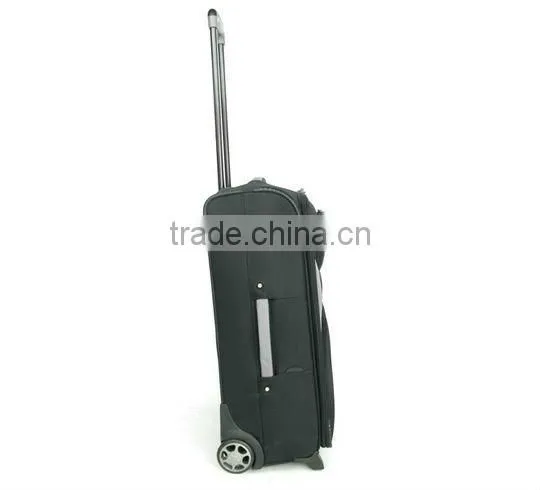 2014 china factory 2PCS eva travel trolley bag/600d polyester eva luggage trolley bag/travel trolley luggage bag