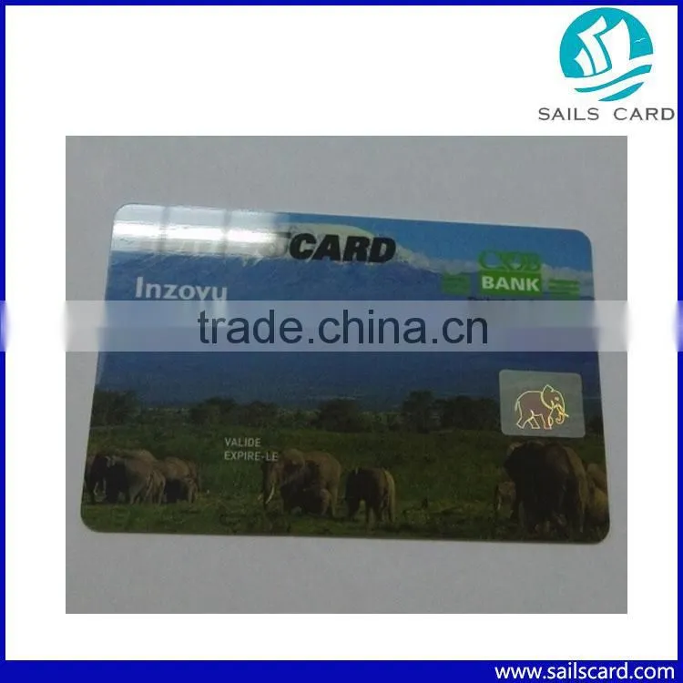 4 Color CMYK printing Hico magnetic stripe PVC Card