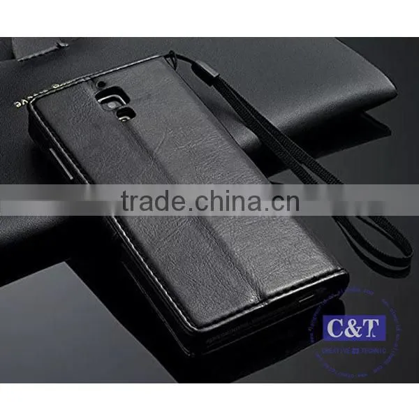 C&T Fashion Cellphone flip leather for xiaomi mi4