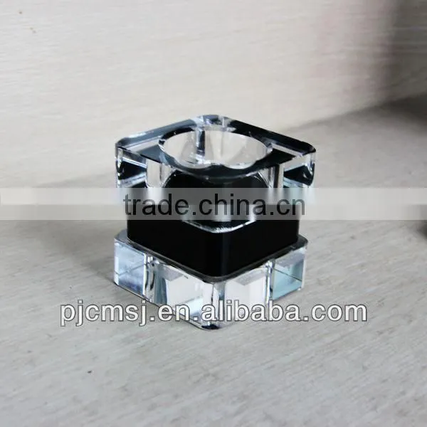 2014 newest crystal glass penholder for office decration or gifts pen holder