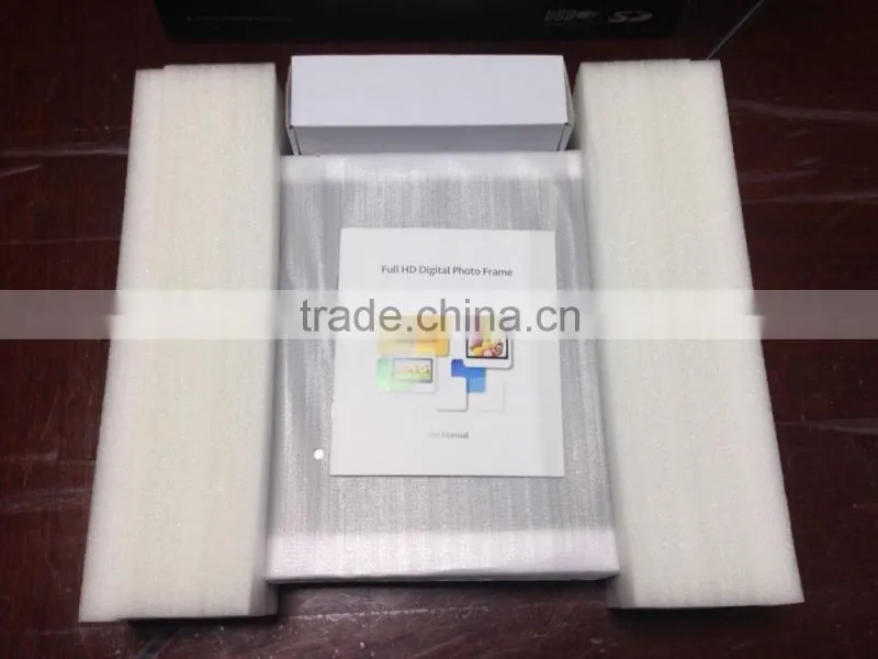 Fresh new 15 inch 4:3 HD digital photo frame with HDMI input support 1080P video