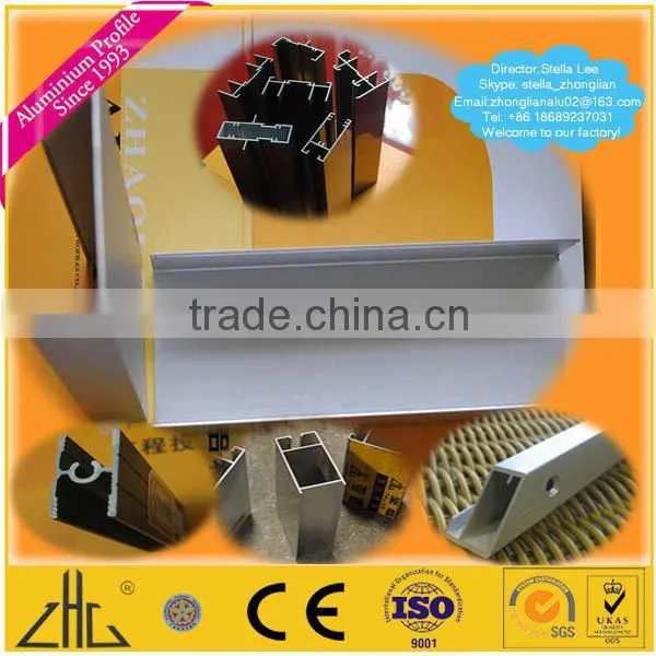Wow!! custom anodized matt gunmetal color aluminium extrusion with logo/different color paint aluminium profile cladding coating