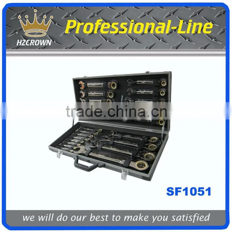 22pcs flexible ratchet wrench set