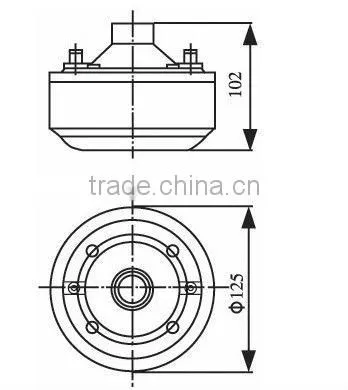 TU-60 60W with Transformers Horn Driver Unit