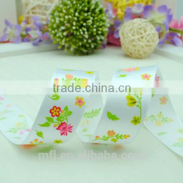 mutli color custom printed ribbon satin for sale