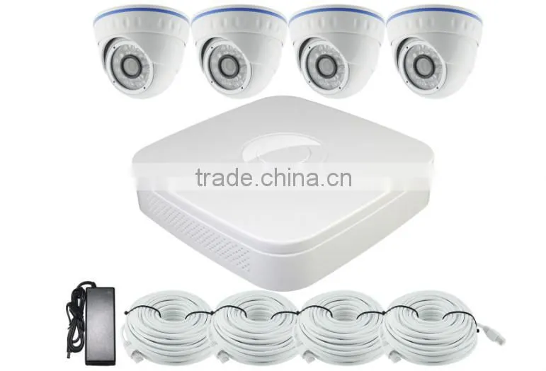 Hot Sale Waterproof IP66 HD Bullet NVR Kit with POE Chinese Manufacturer OEM