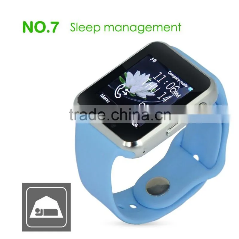 Bluetooth 3.0 Waterproof Pro Smart Watch A1 Pedometer for Andriod smartphone