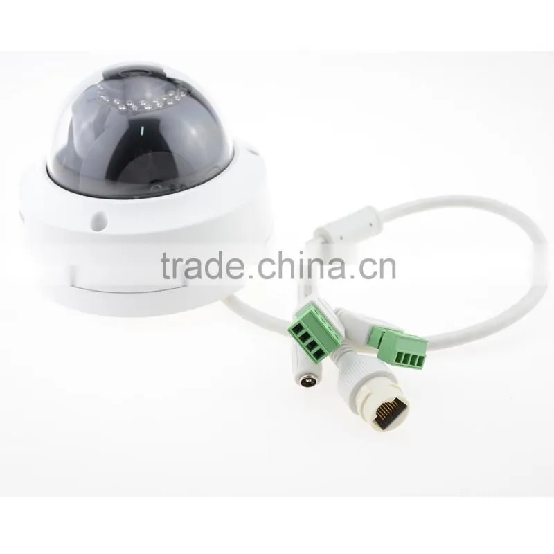 DS-2CD3135F-IS 3MP Support H.265 HEVC Support TF Card Slot &Two Way Audio Mini Dome POE IP CCTV Camera