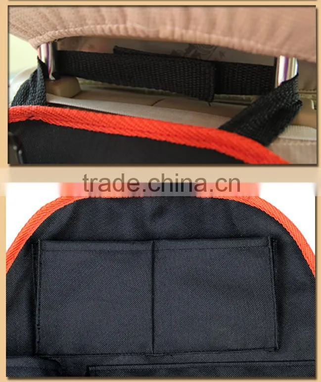 High quality Car seat storage bag / car seat back pocket / auto back seat hanging bag