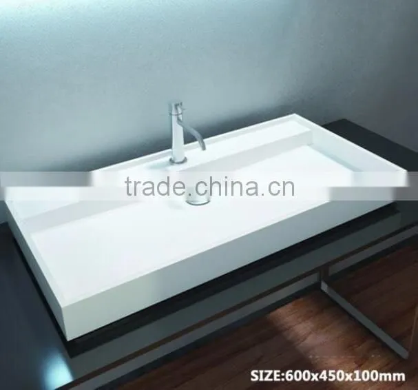 sanitary ware bathroom solid surface wash hand basins,Wall Hung Solid Surface Wash Basins, Stone Resin Wash Basin