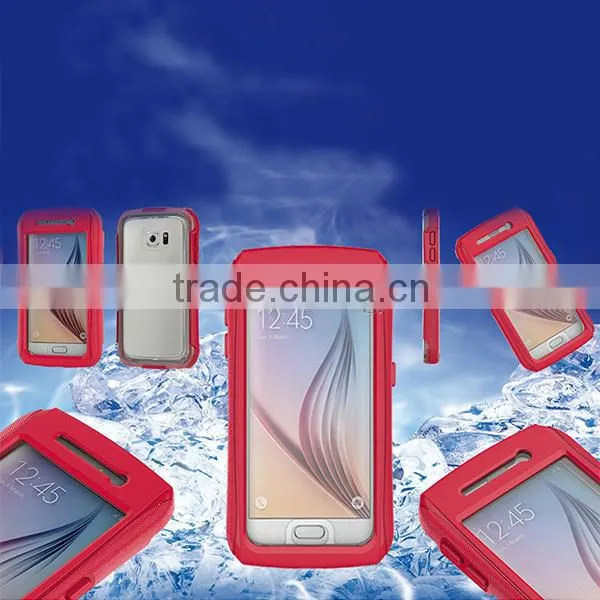 Waterproof for Samsung Galaxy S6 S6 Edge Case With Button