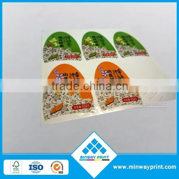 2016 New Stly Custom Logo Paper Round Stickers Wholesale