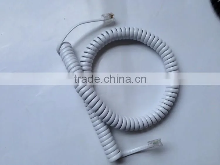 26AWG 7x0.16mm copper stranded pp core 100 ft telephone cord with CE certificate
