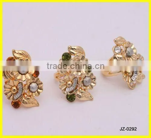 18k ruby rhinestone finger ring yiwu ring for girls